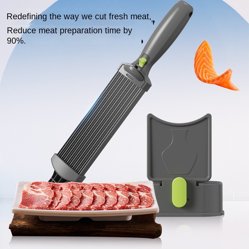 Kitchen Knife Set Home Cooking BBQ Hot Pot Fresh Meat Cutter Beef Mutton Slicer and Shredder for Poultry Meat & Hotpot — image 4