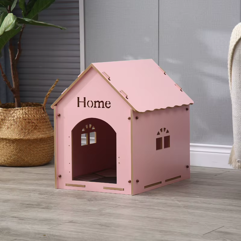 Extra Large House Dog House Outdoor Mat Scratching Board Villa Pet Nest Villa Dog House for Small And Dogs — image 2