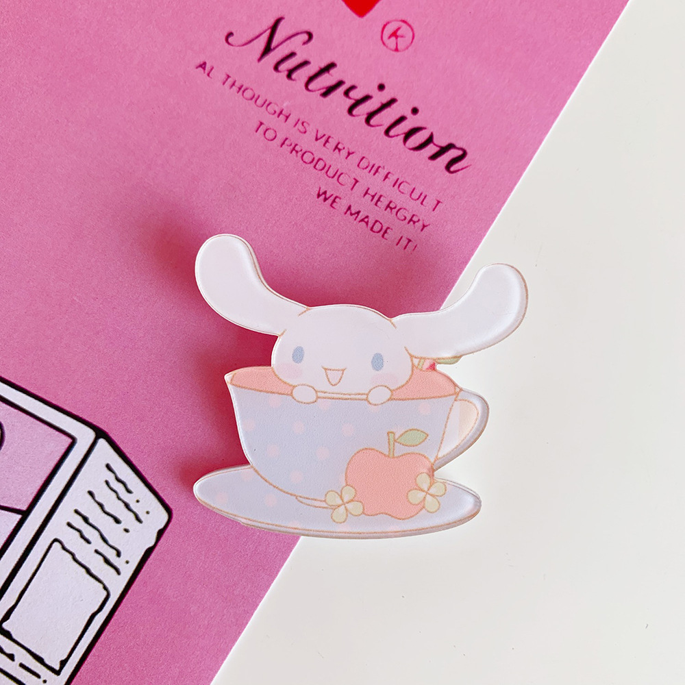 Broche de Acetato Corte y Creativo con Pupita de Cartón Adorables para Niñas Accesorios para Ropa Bolsos Pendientes — imagen 5