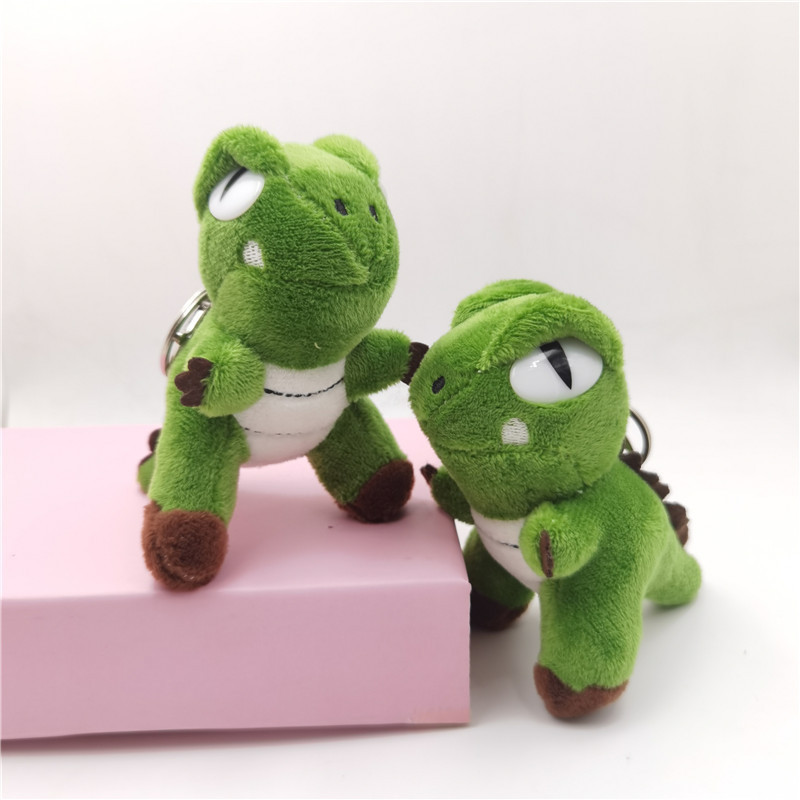 Small Dinosaur Pendant Schoolbag Doll The Same Dinosaur Key Chain Accessories Plush Toys Clothing Accessories — image 1