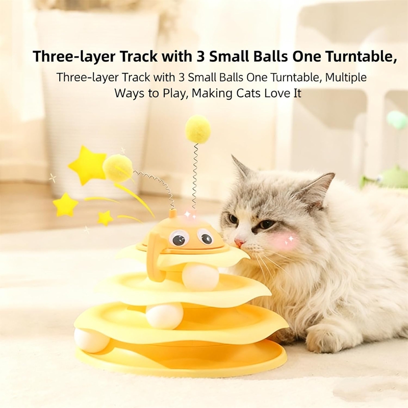 Juguetes para Gatos: Abejas Giratorias, Muñecas Indestructibles y Pelotas de Rueda para Mascotas — imagen 5