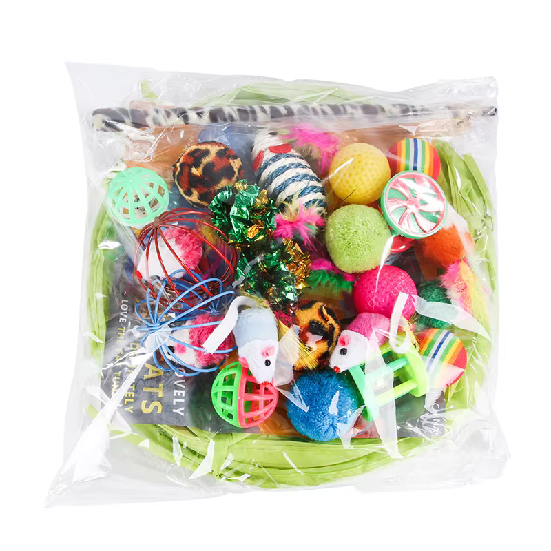 Paquete de Juguetes para Gatos - Conjunto Completo de Accesorios para Mascotas Felinas — imagen 6