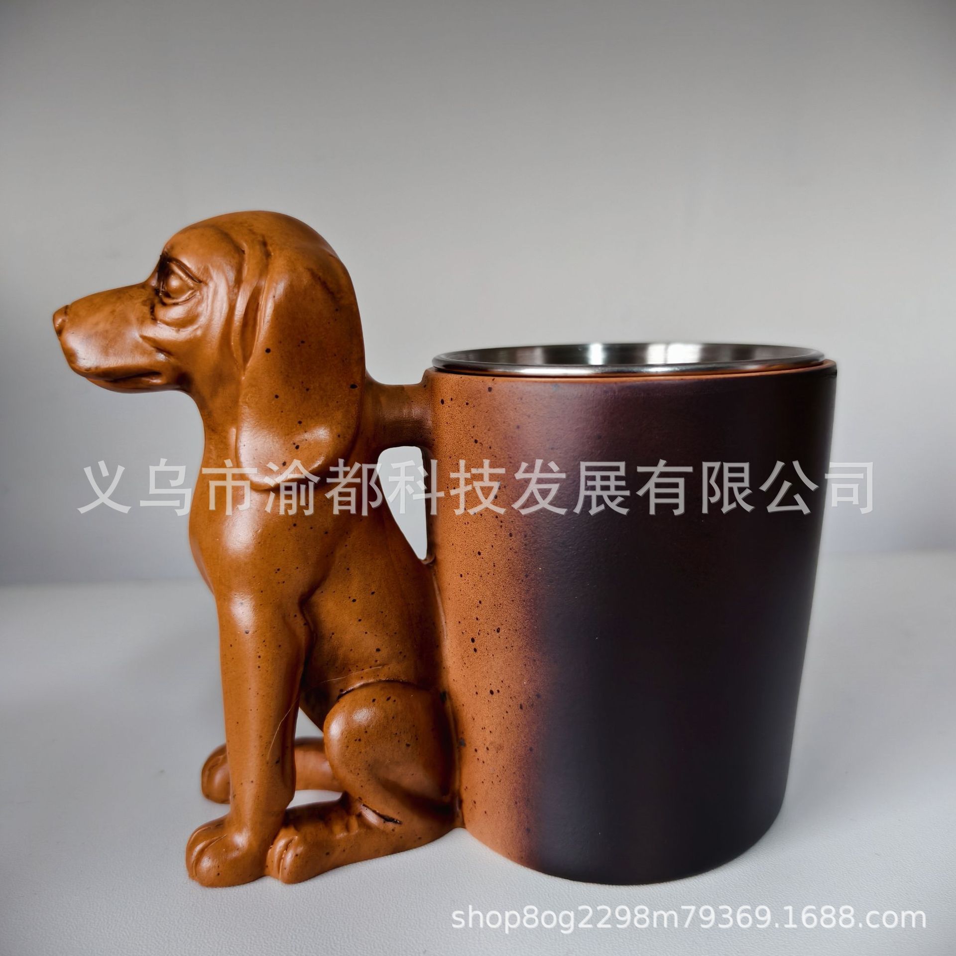 Creative 3D Animal Shape Ceramic Mug, 11 Oz 3d Animal Cup, Unique Dog Coffee Mugs Gift With Handle For Home & Office, Gift For Dogs Owner — image 4