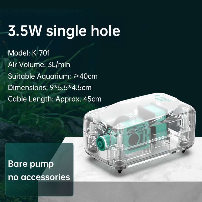 Super Quiet Aquarium Air Pump, Ultra-Low Noise Silent Operation with Adjustable High-Power Bubbler for Fish Tanks — image 5