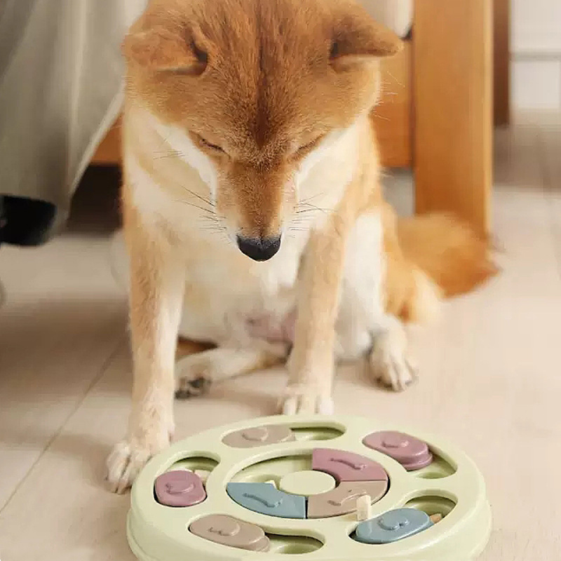 Claw Print Dog Toy Pet Puzzle Slow Food Toy Leakage Plate Training Interactive Slow Food Plate — image 4