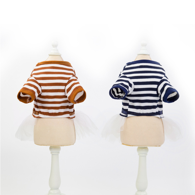Pet Clothes Dog Clothes Spring And Summer New Dresses Pet Clothes Skirt Temperament Pit Yarn Skirt — image 4