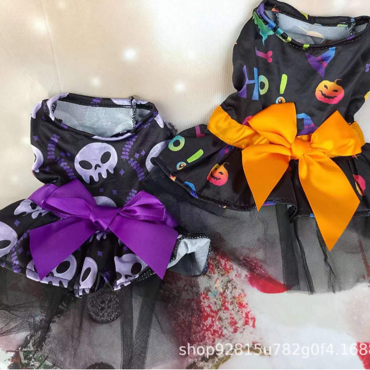Halloween Pet Clothes Day of the Dead Pet Costume Magic Cloak Cat Dog — image 3