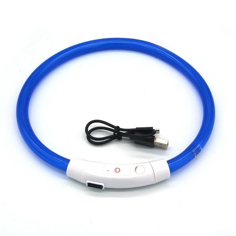 Dog luminous collar luminous pet collar USB charging neck ring LED luminous dog collar — image 2