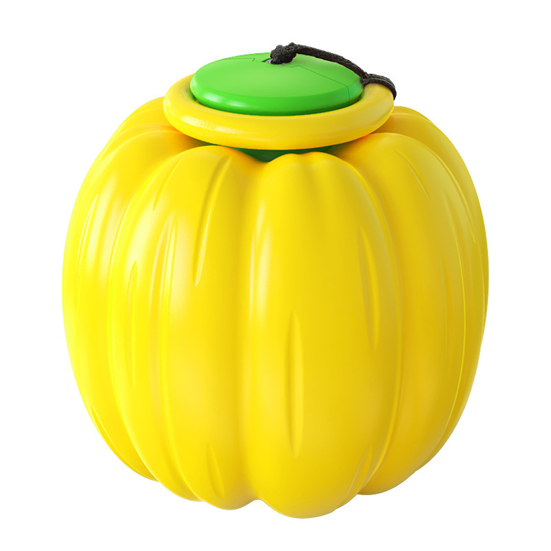 Juguetes para Mascotas Muelas de Perro Pelotas Elásticas Resistentes al Mordisco de Calabaza para Tiranear a Mano — imagen 5