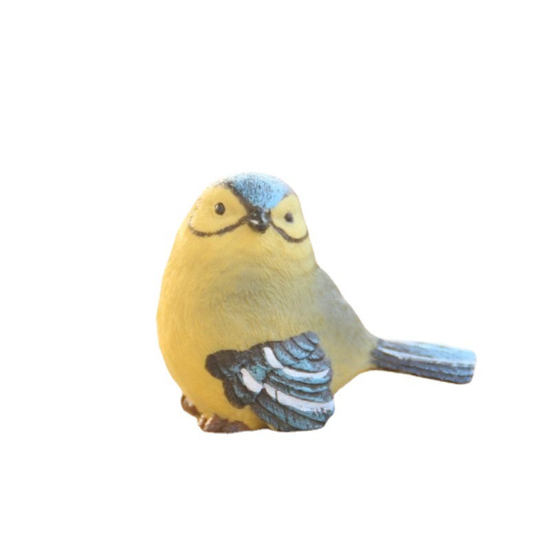 Cute Three Birds Resin Ornament — image 1
