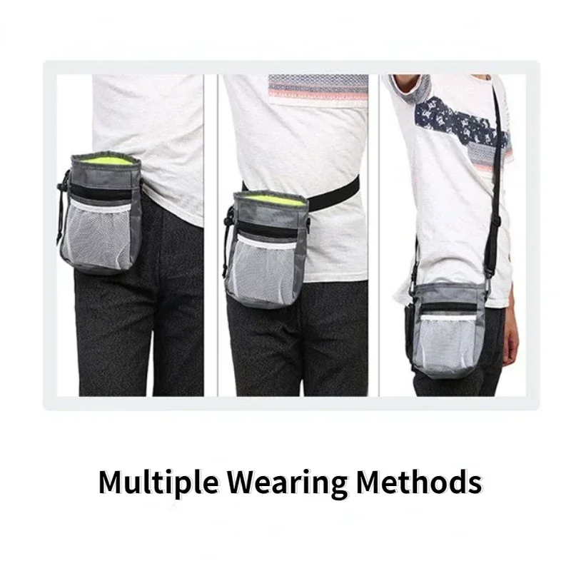 Pet Dog Puppy Training Treat Snack Pet Feed Pocket Pouch Multifunctional Pouch Food Crossbody Bag Pocket Dogwalking Waist Bag — image 4
