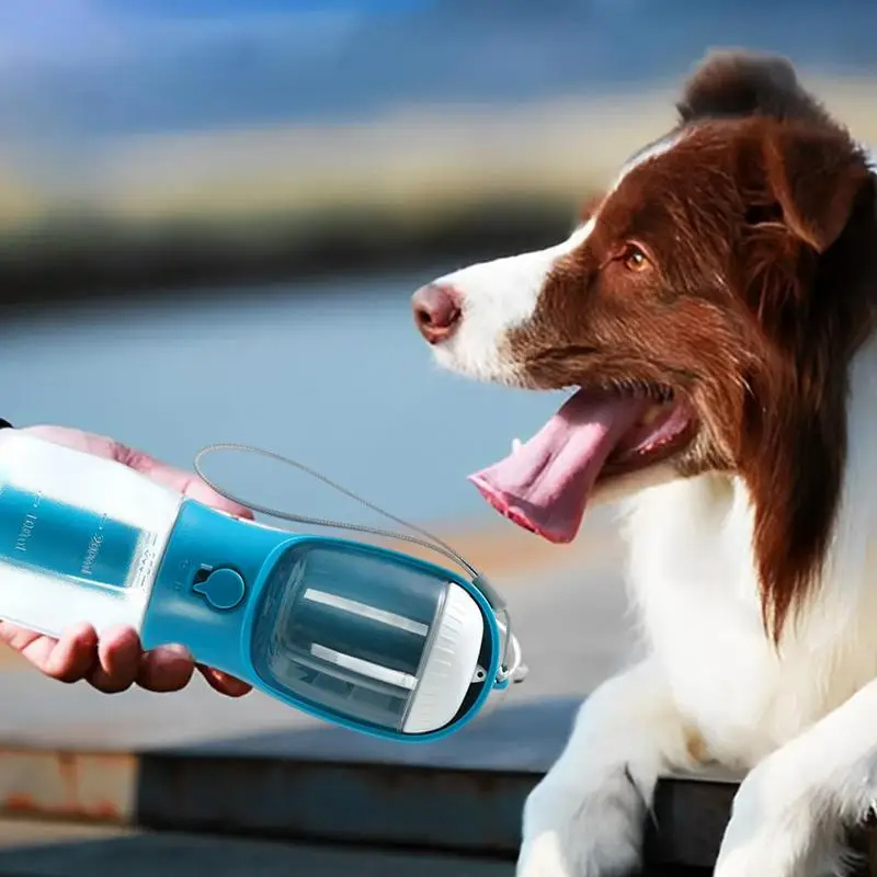 Dog Water Cup Drinking Food Garbage Bag Three-in-one Portable Small Multi-functional Pet Cups Pets Supplies — image 7