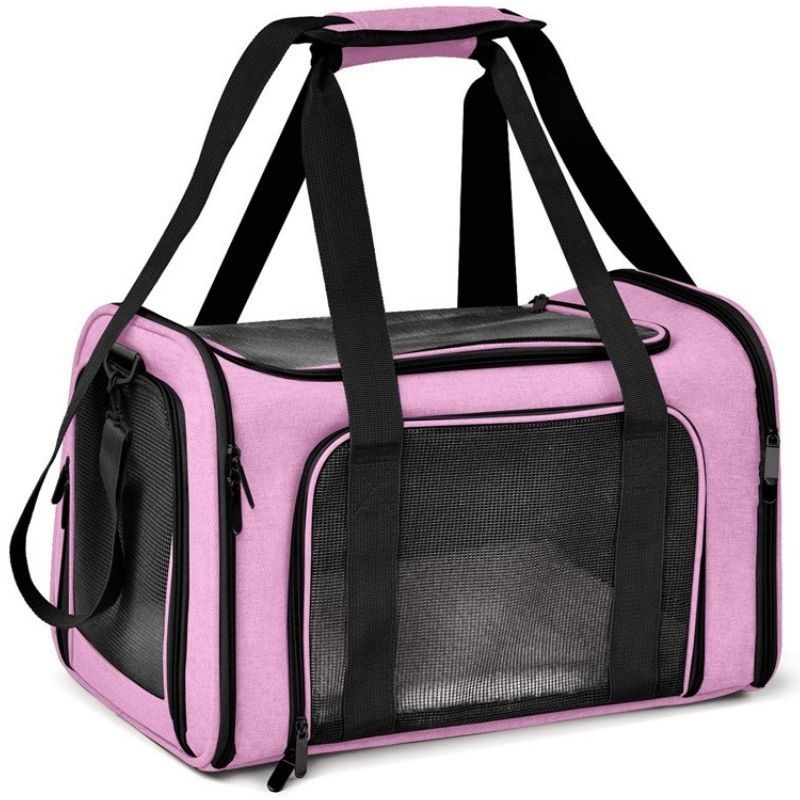 Mochila Portátil para Gatos Ligera Fácil de Transportar Bolsa de Viaje para Mascotas Transpirable Mochila para Gatos Plegable — imagen 3