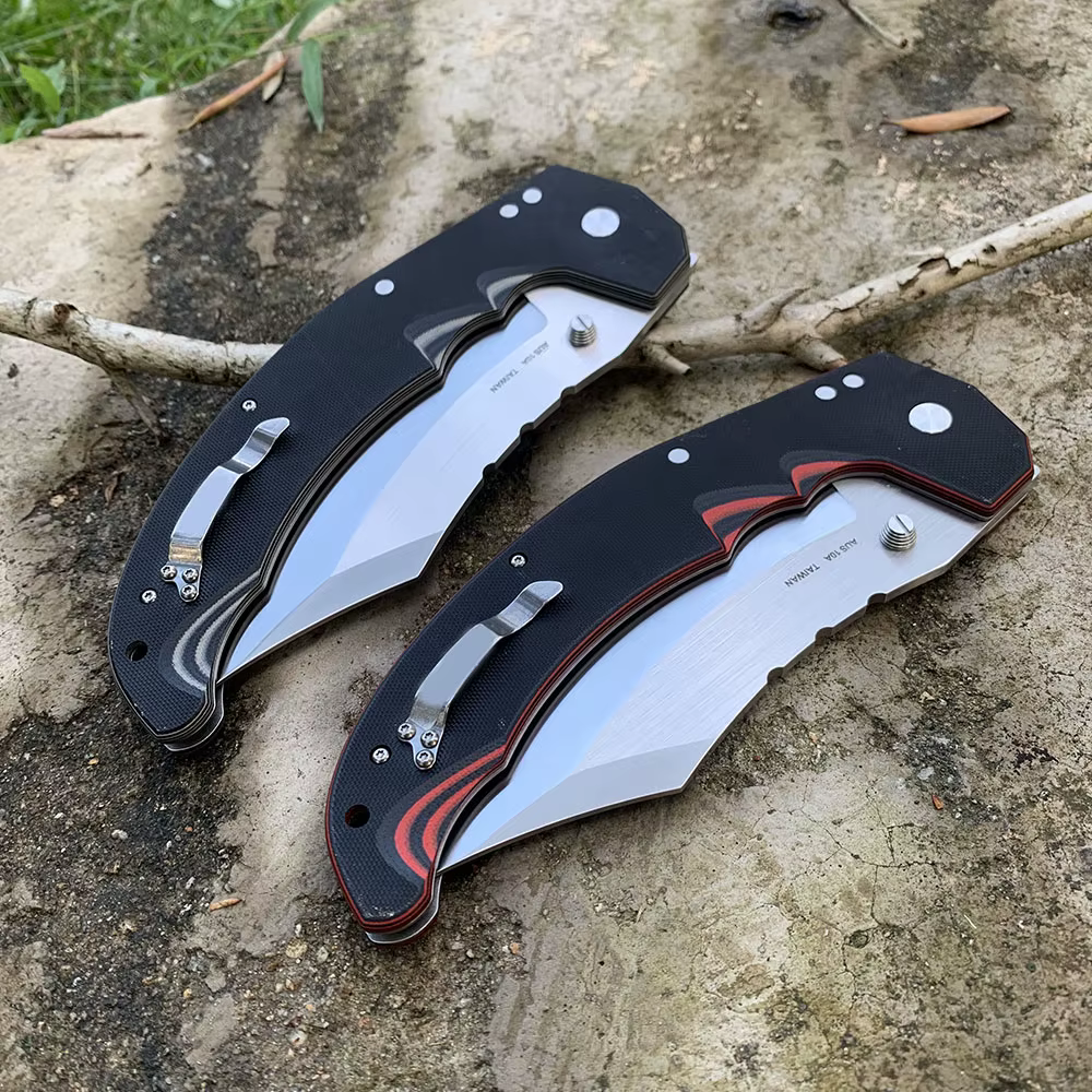Mayhem Folding Knife Carrying Hunting Knife AUS10A Blade Outdoor Portable Camping Survival Knives Jackknife Gift for Men — image 6