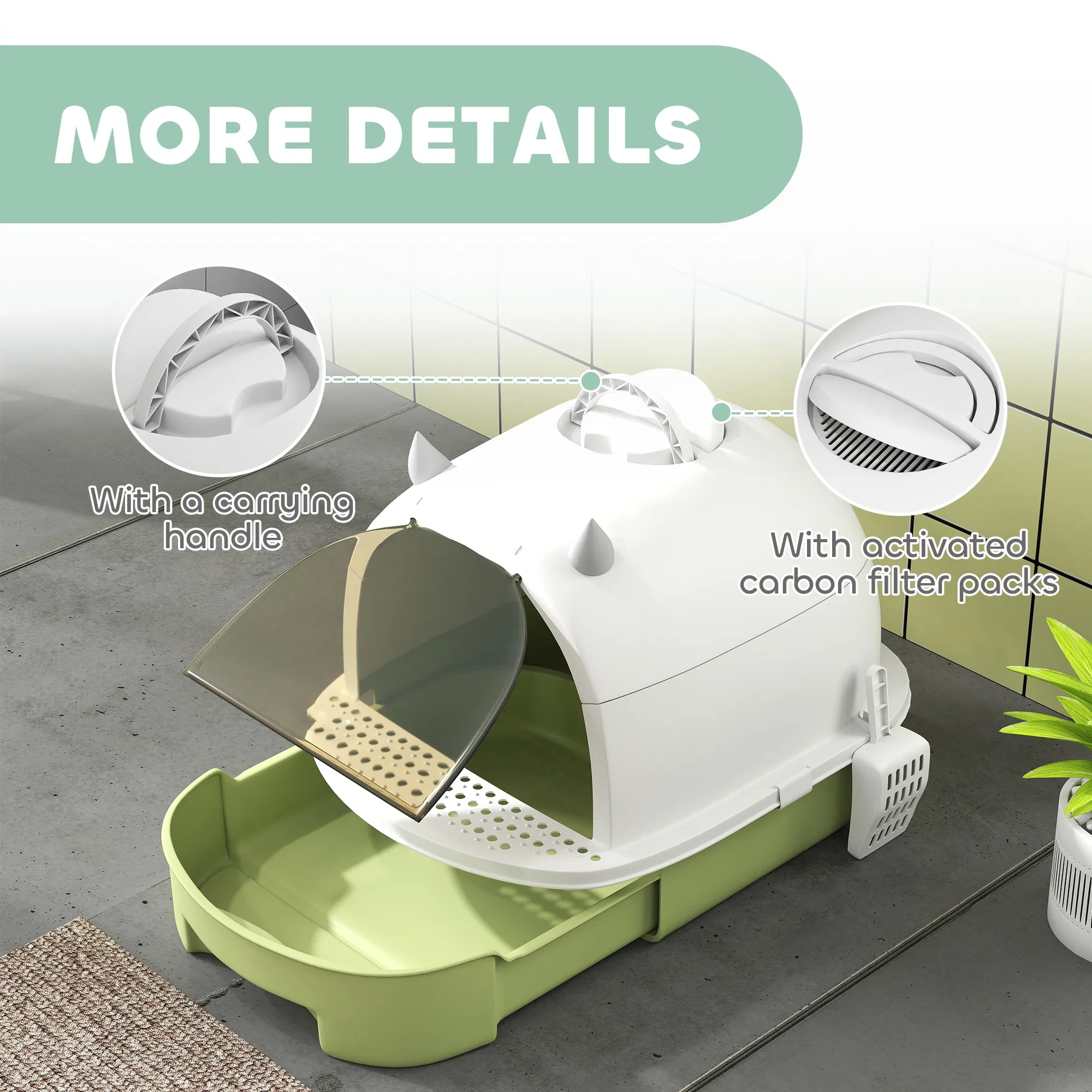 Cat Litter Box, Cat Litter Box Enclosure — image 1