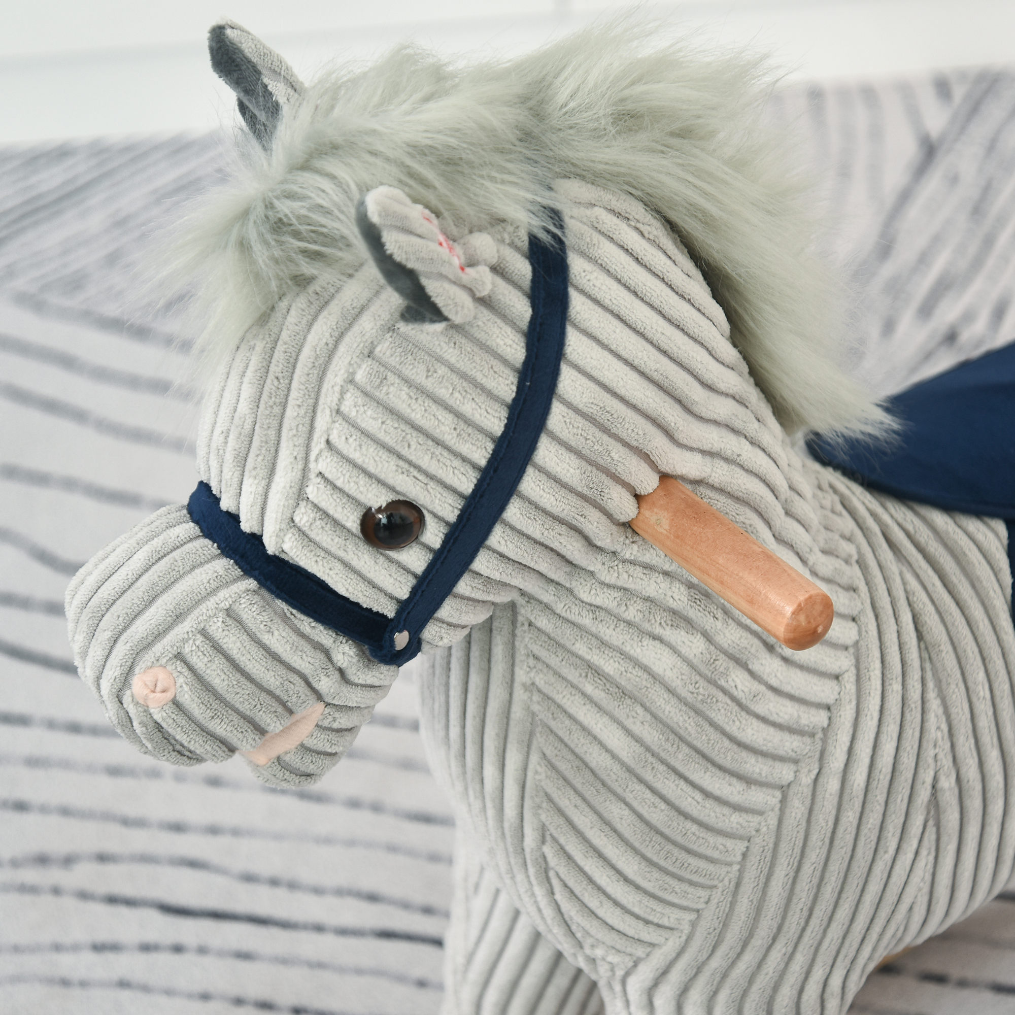 Caballo de Plush para Niños: Montura de Equino con Sonidos y Manijas — imagen 7