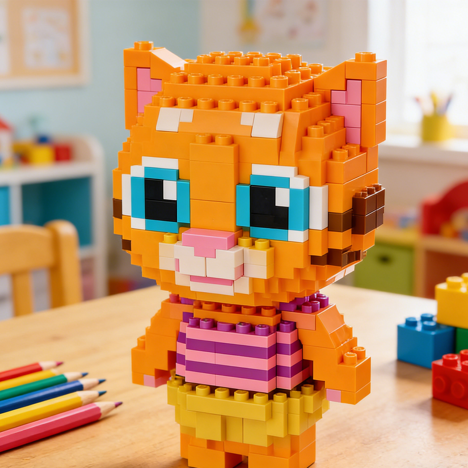 Bloques de Construcción para Gatos - Marrón — imagen 3