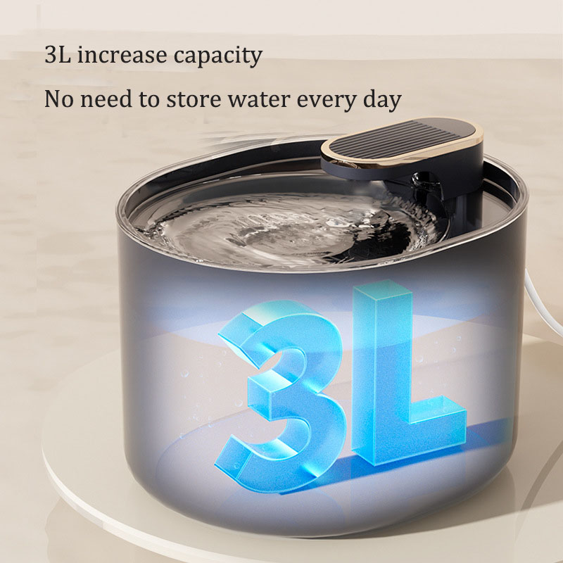 Dispensador de agua automático para mascotas con circulación y filtrado inteligente, gran capacidad silencioso para perros y gatos — imagen 4