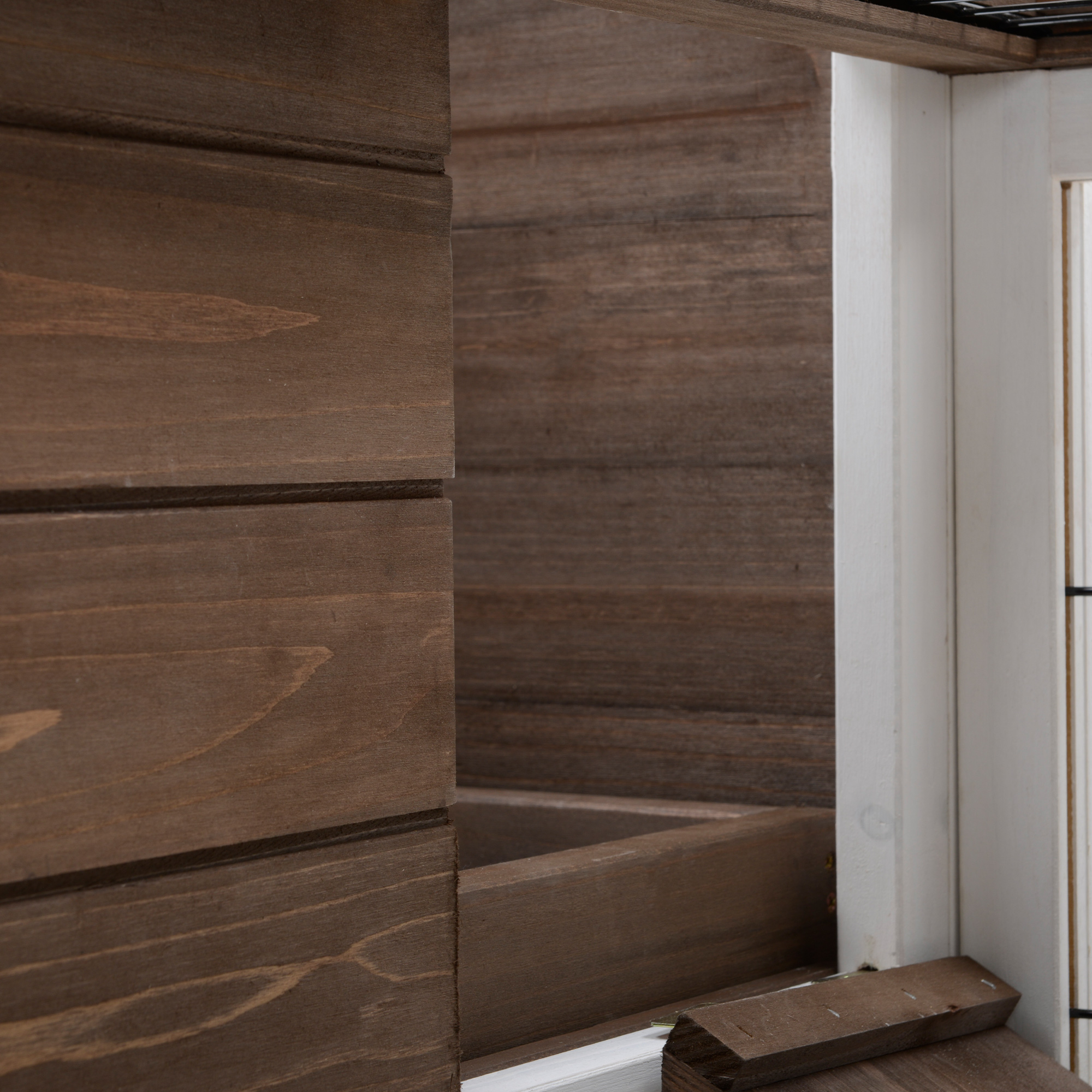 Jaula de Conejo en Madera con Ruedas y Rampita para Conejos, Pollos, Patos, Piguinas - Habitación Grande pero Compacta — imagen 5