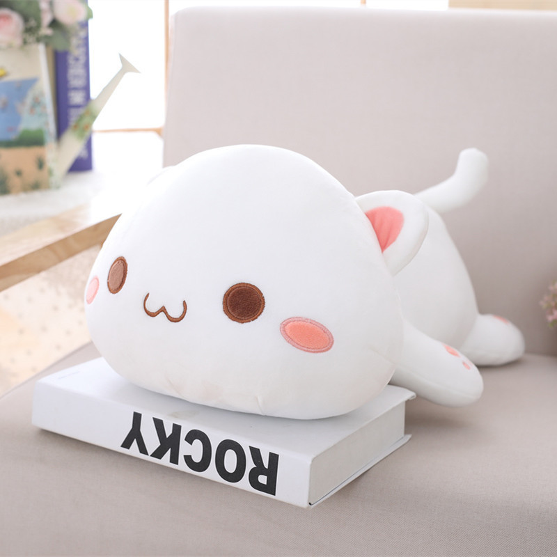 Gift Manufacturers Toys Plush Toys Black Cat New Doll Cute White Cat Girlfriend — image 4