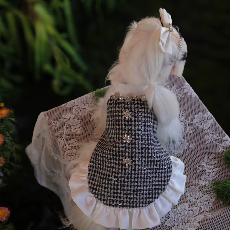 Cat Dress Puppy Pet Apparel Small Dog Clothes Winter Chihuahua Yorkie Pomeranian Yorkshire Terrier Shih Tzu Maltese Dog Clothing — image 2