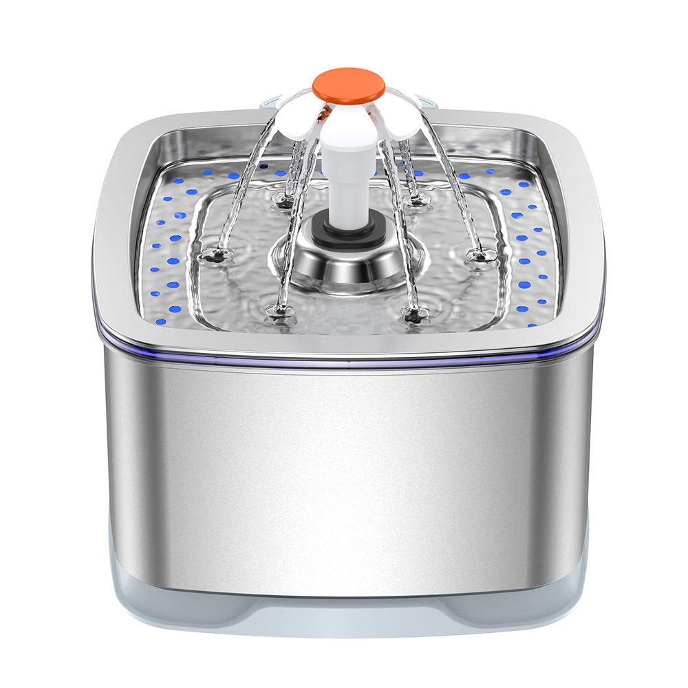Stainless Steel Smart Pet Water Dispenser with Automatic Circulation and Filtration, Large Capacity Feeder for Cats and Dogs — image 15