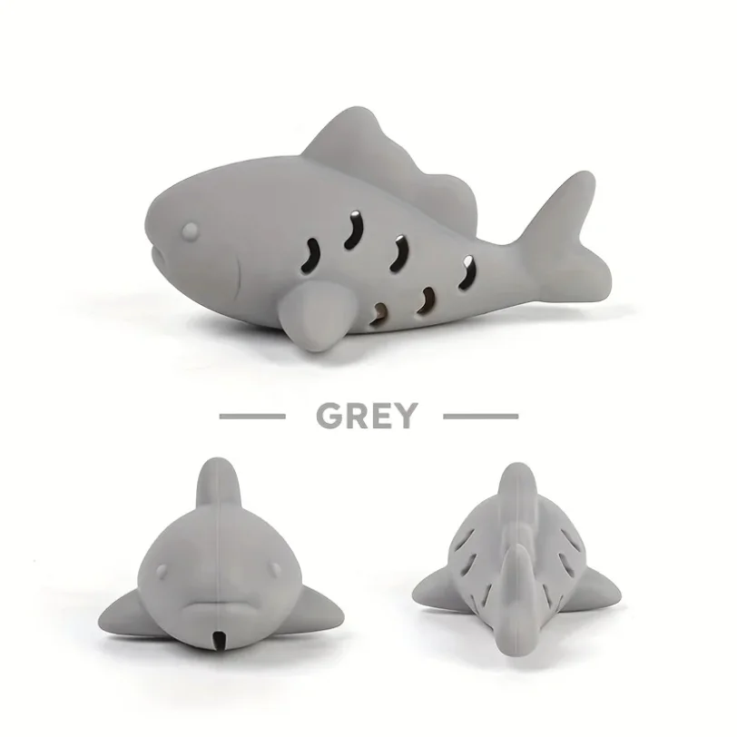 Silicone fish young cat pet teasing cat gnawing and hiding food — image 7