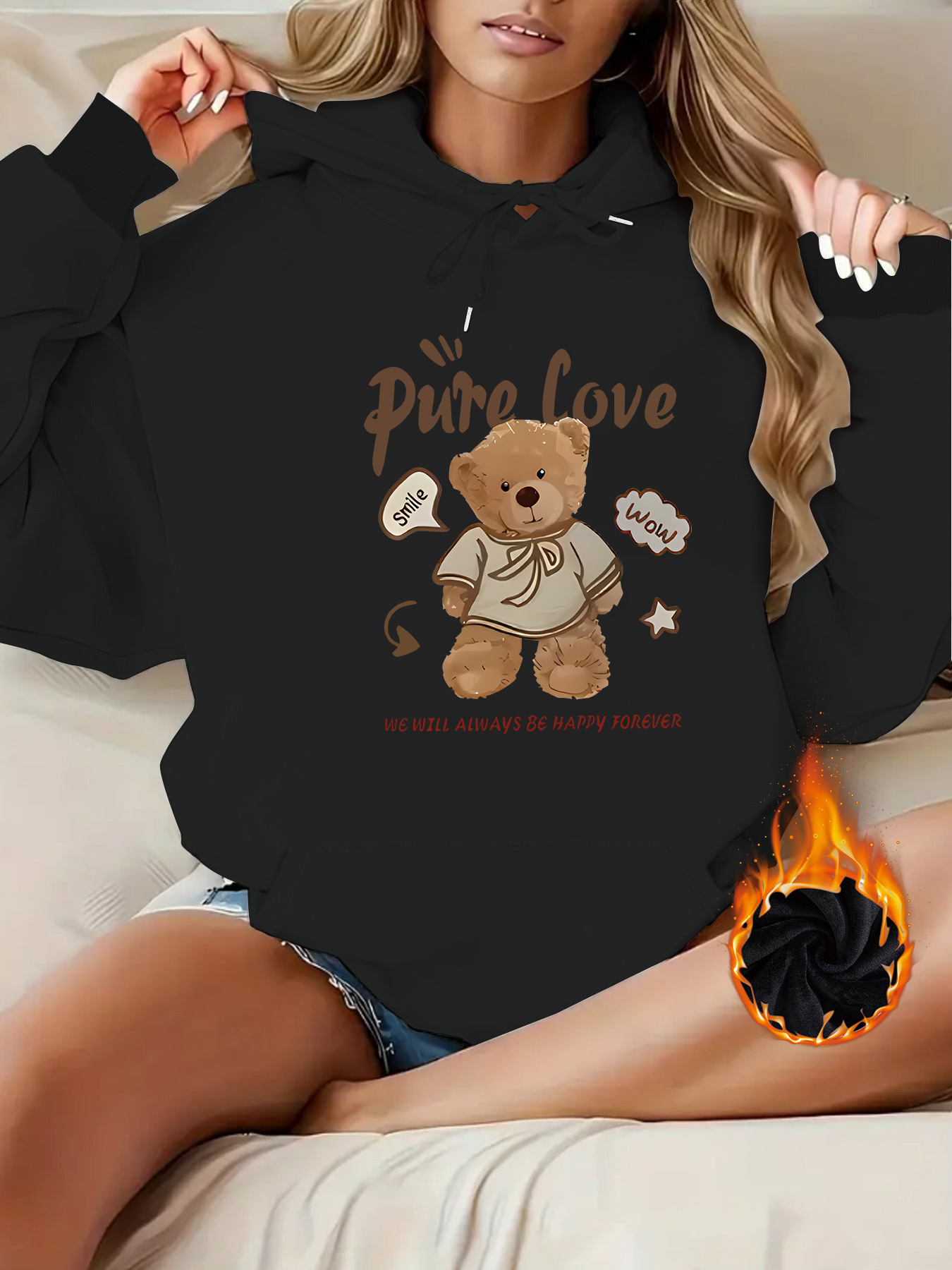 Little Bear Printed Hoodie — image 9