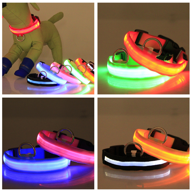 Collar de Perro LED Luminoso Noche — imagen 3