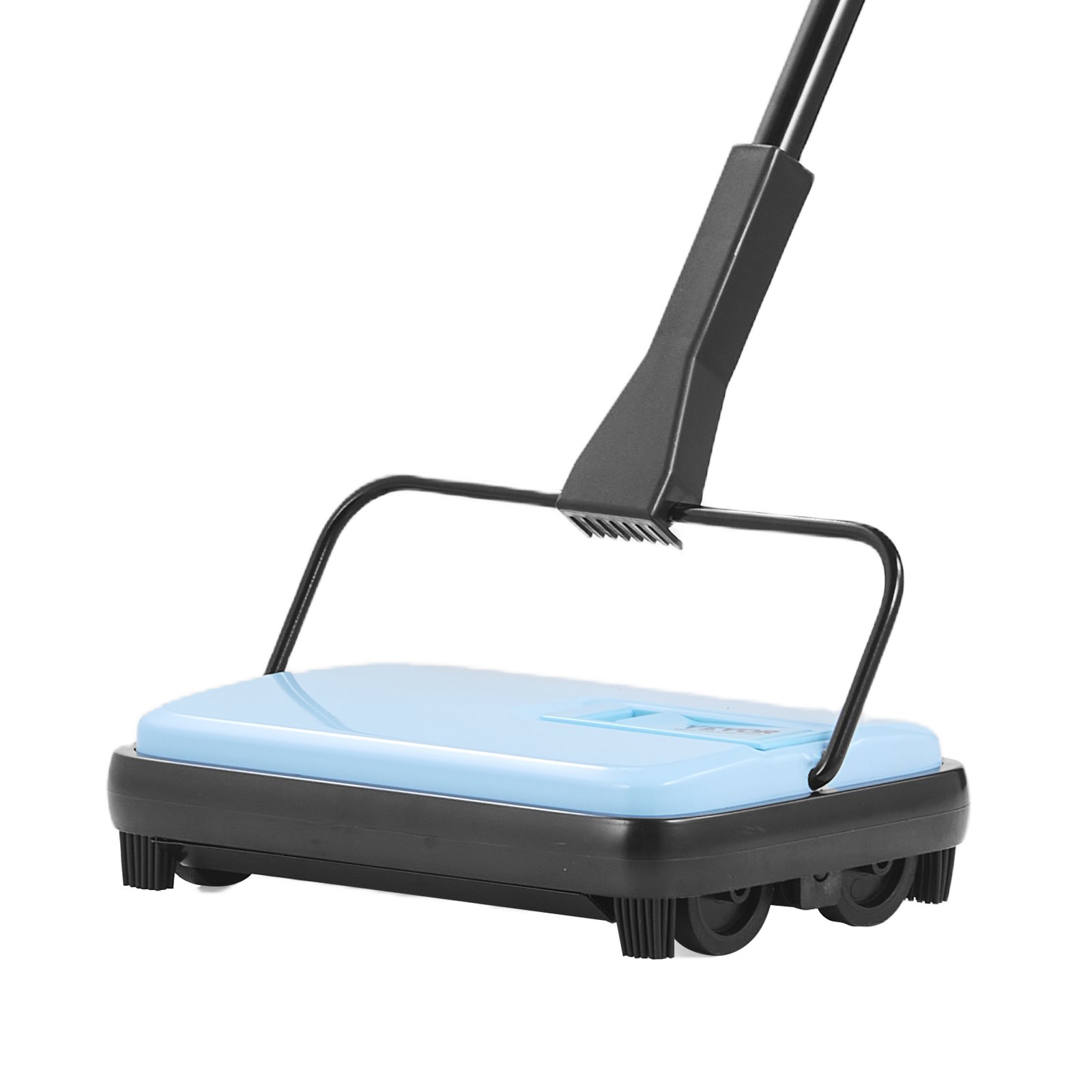 Carpet Sweeper Manual, Floor Sweeper With 300 Ml Dustbin Capacity Easy To Empty, 6.7 Inch Cleaning Width For Home Office Carpets Pet Hair Dust, Blue — imagen 1