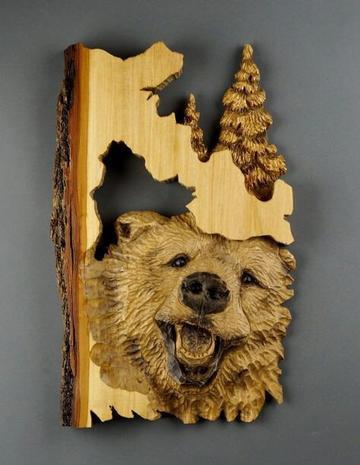 Regalo de Aniversario Artesanía Tallada de Animal Regalo para Colgar en la Pared — imagen 9