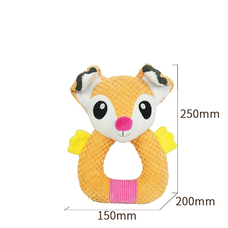 Dog toys make sounds and interact with ears to tease dogs relieve stress and resist biting — image 1