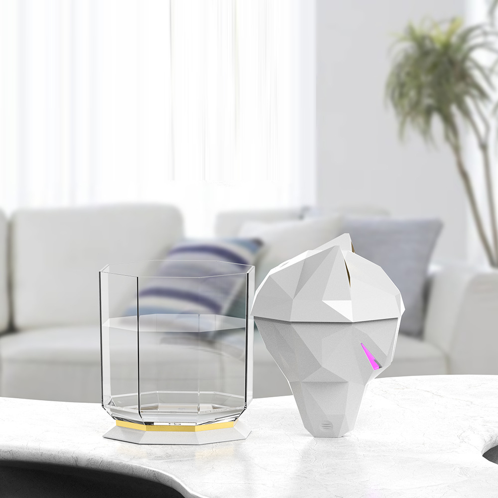 Desktop Wolf Humidifier Large Capacity Household Air Nebulizer Heavy Fog Humidifier Ornament — image 3
