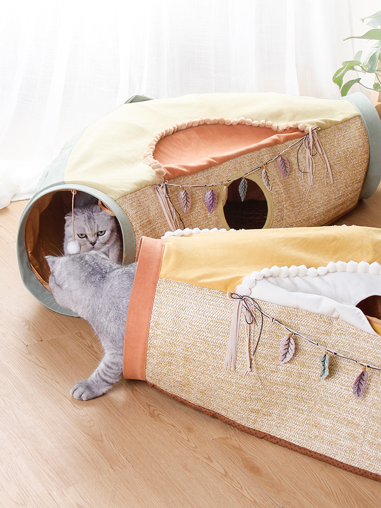 Cat Litter Roll Totoro Toys Drilling Hole Cat Supplies — image 5