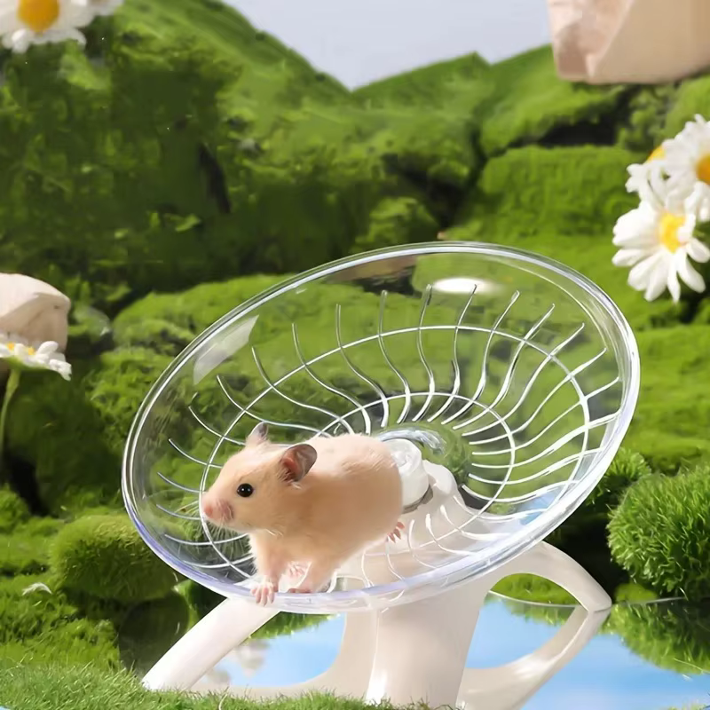 Rueda de Ejercicio Silenciosa para Pequeños Animales: Hámsters, Ratones, Erizos y Pájaros - Elección Perfecta para Mascotas Pequeñas y Seguras — imagen 1