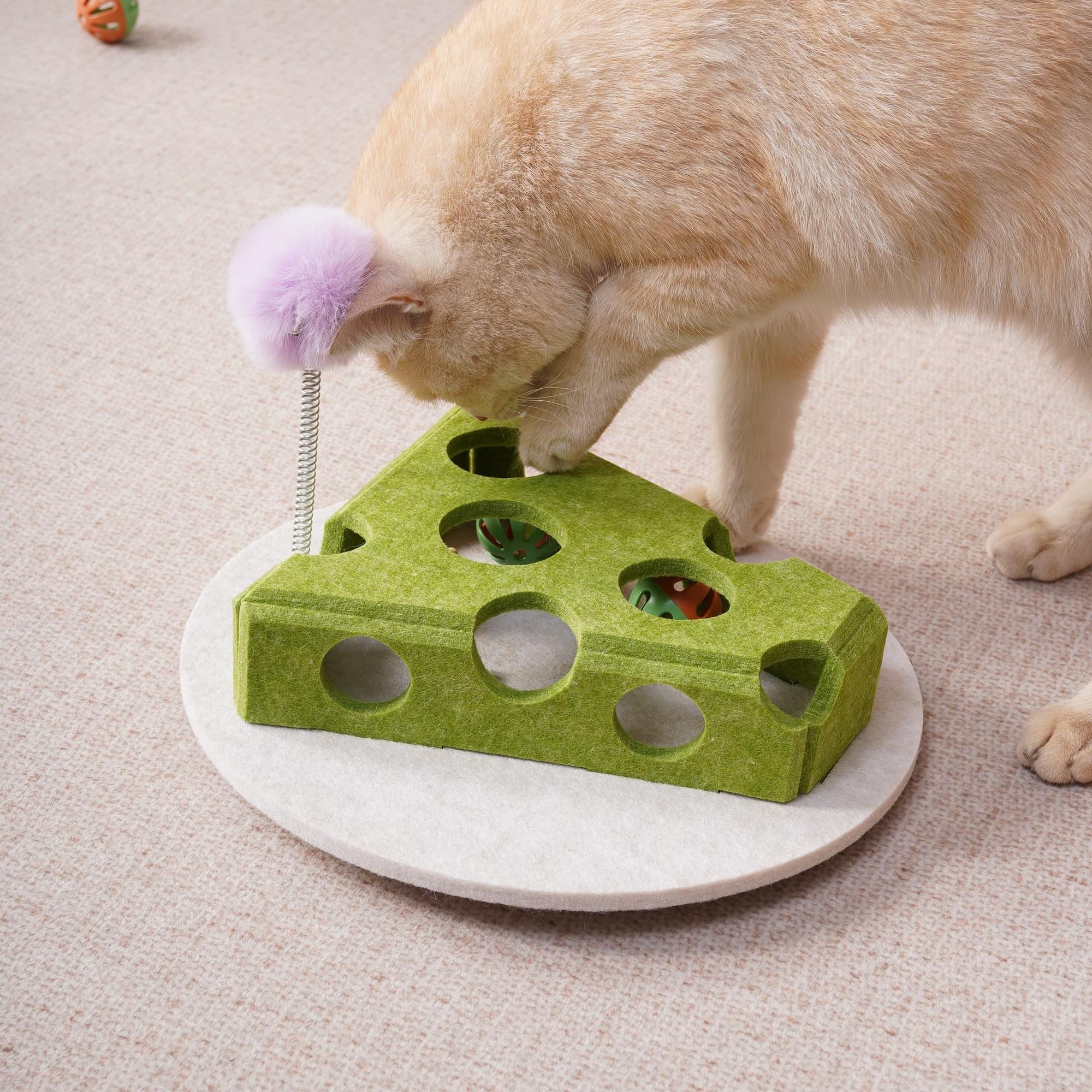 Juguetes de Rompecabezas para Gatos con Bolas y Látigo Elástico: Enriquecimiento Completo para Gatos Domésticos — imagen 11