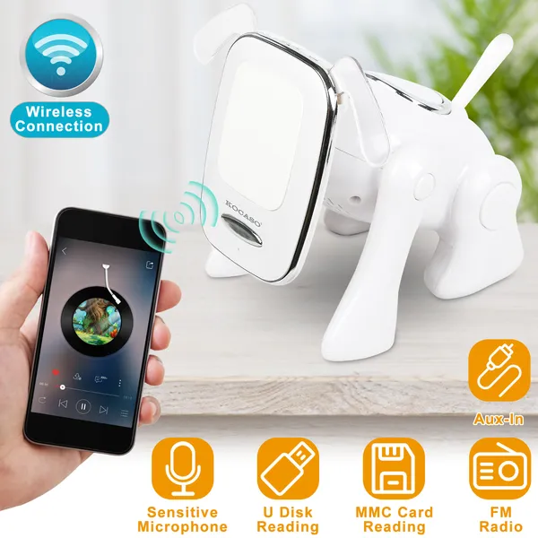 Altavoz Inalámbrico de Perro Mini Portátil Música Stereo Animalito Adorables — imagen 1