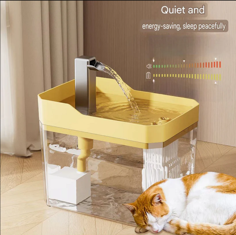 Cat and dog automatic water dispenser, flow silent, anti dry and anti burning water dispenser, large capacity water circulation — image 3