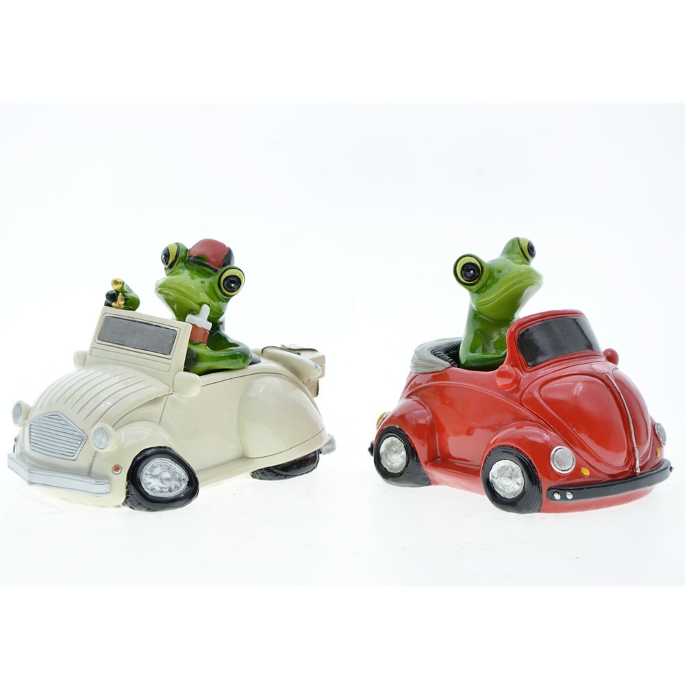 Decoración para parejas de hogar - Figuras de ranas en resina — imagen 6