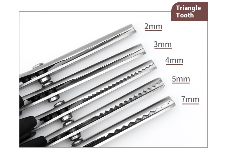 Tijeras de Corte para Perros con Dientes Serrados, Manuales y Artísticas — imagen 7