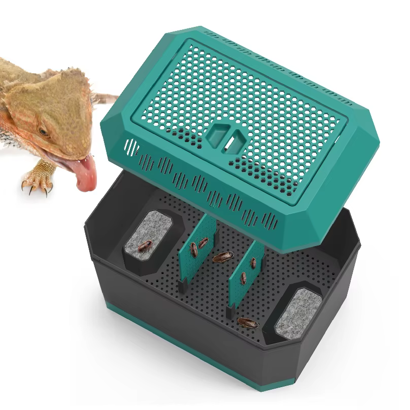 Hábitat Versátil para Insectos: Grillos, Cucarachas de Dubia, Hormigas Pan y Gusanos de Sedal, con Ventilación y Respirabilidad — imagen 4