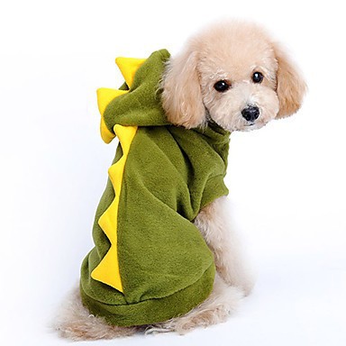 Classic Pet Halloween Clothes Fashion Dinosaur Shaped Dog Transformation Dress Pet Clothes — image 3