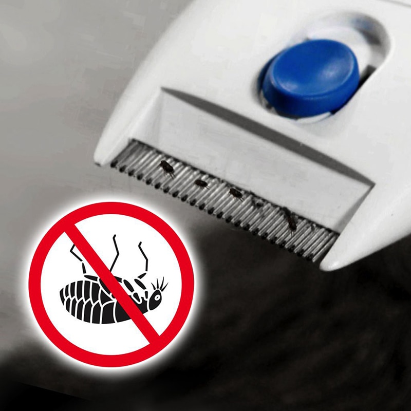 Practical Electric Head Pet Comb Electric Terminator Anti Removal Kill Lice Cleaner Puppies Fleas Electronic Lice Comb Cat Dog — image 2