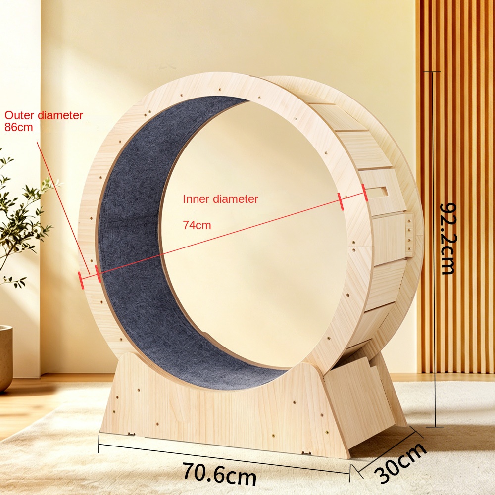 Cat Running Wheel Large Roller Toy Pet Exercise Fitness Cat Toy Multi-layer Board Cat Exercise Wheel — image 6