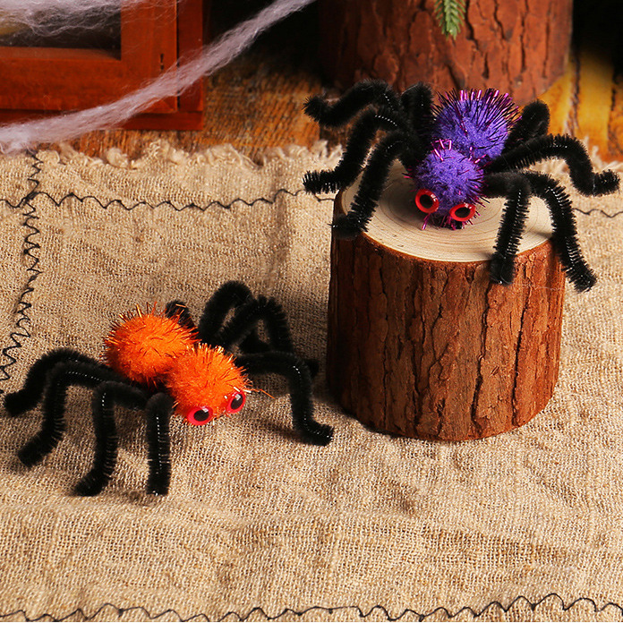Halloween Horror Spider Hair Clip, Spooky Party Decoration for Kids and Adults, Funny Spider Hair Accessory — image 1