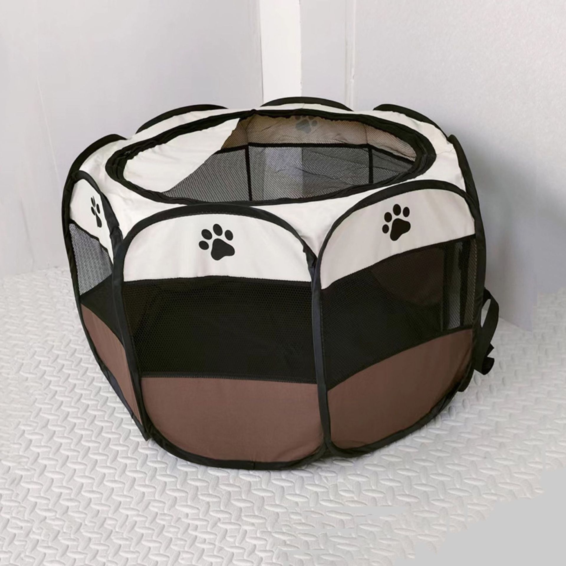 New Cat Kennel Dog Kennel Detachable And Washable Octagonal Pet Cage Waterproof Oxford Cloth Grab Dog Tent Octagonal Fence — image 12