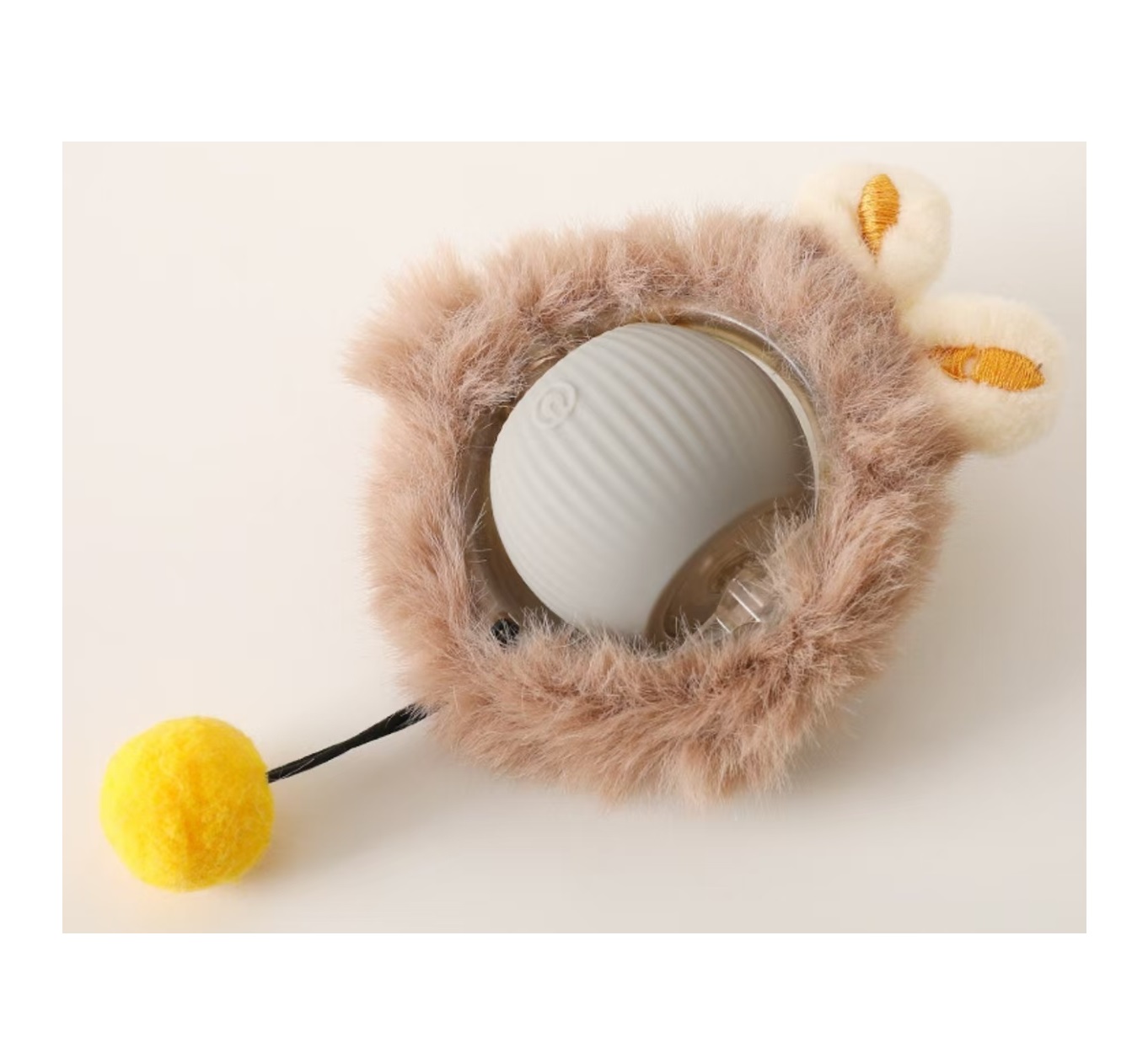 Grey Interactive Cat Toy For Indoor Cats, Action Activated Cat Toy, Automatic Movement Of Cats And Kittens, Pig Ball — image 4