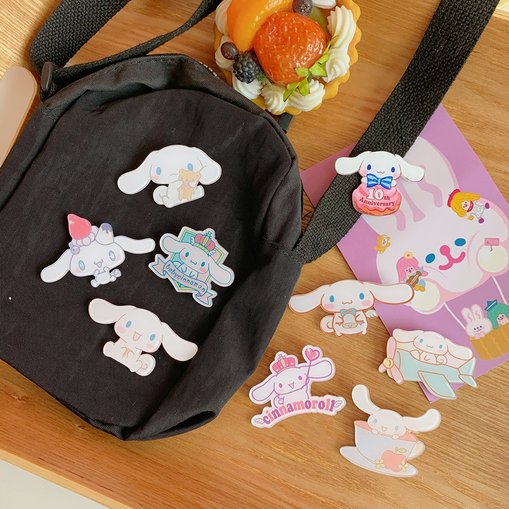 Broche de Acetato Corte y Creativo con Pupita de Cartón Adorables para Niñas Accesorios para Ropa Bolsos Pendientes — imagen 3