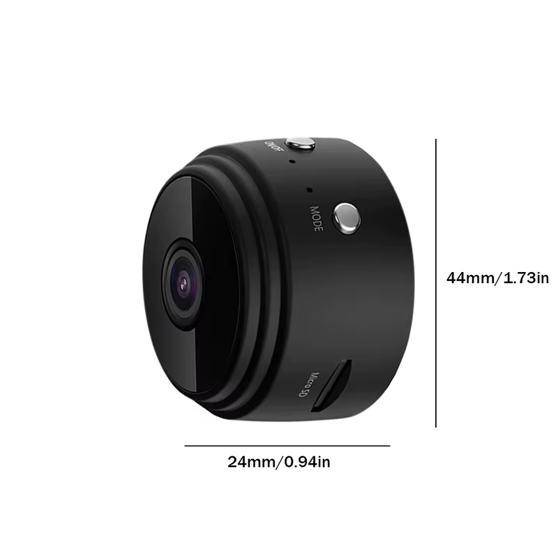 Cámara Inalámbrica HD 1080p Grabadora de Video con Voz Visión Nocturna USB Recargable Visualización Remota Magnética Fuerte para Bebés y Mascotas — imagen 5