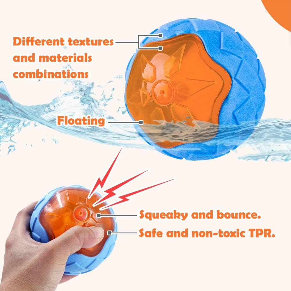 Dog Squeaky Toys Pool Toys Floating Toys For Interactive Fetch Play Dog Beach Toy — image 3